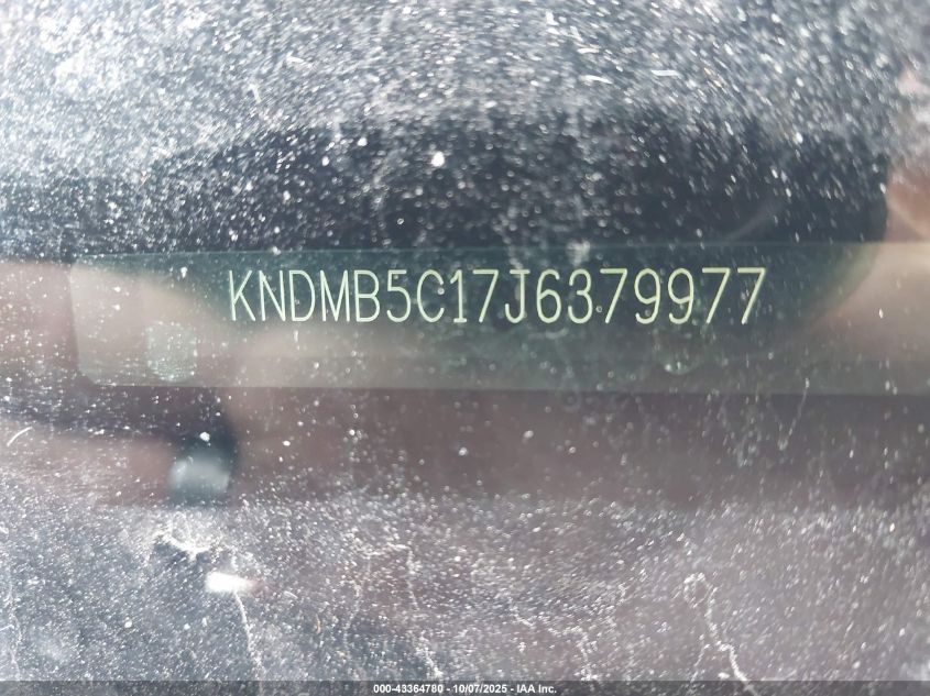 2018 Kia Sedona Lx VIN: KNDMB5C17J6379977 Lot: 43364780