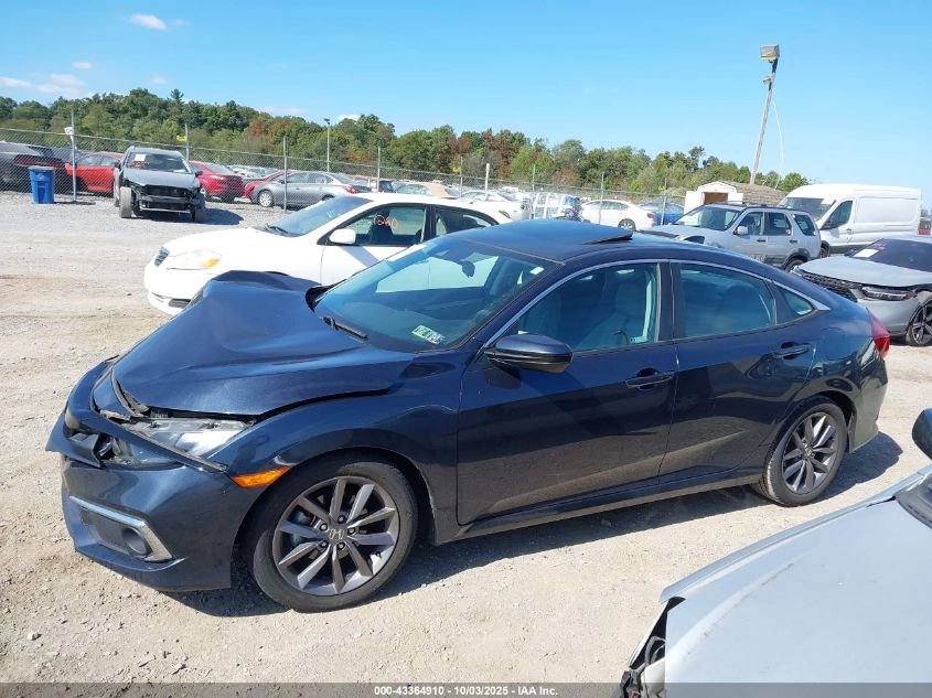2019 Honda Civic Ex VIN: 19XFC1F33KE204391 Lot: 43364910
