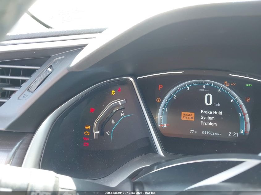 2019 Honda Civic Ex VIN: 19XFC1F33KE204391 Lot: 43364910