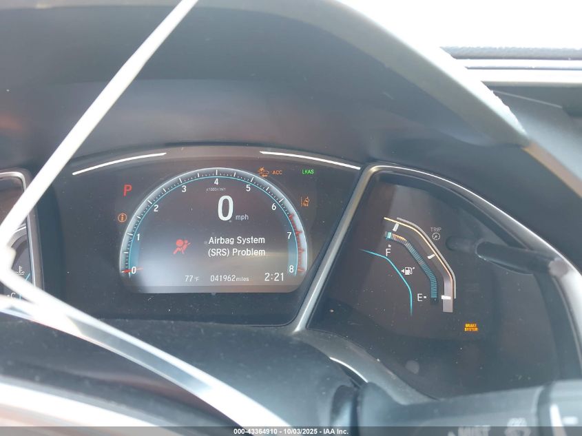 2019 Honda Civic Ex VIN: 19XFC1F33KE204391 Lot: 43364910