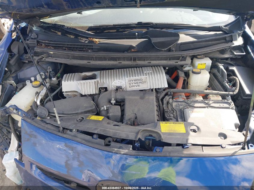 2011 Toyota Prius Four VIN: JTDKN3DU9B0252888 Lot: 43364937