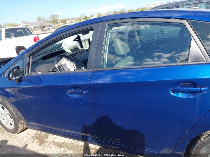 2011 Toyota Prius Four VIN: JTDKN3DU9B0252888 Lot: 43364937