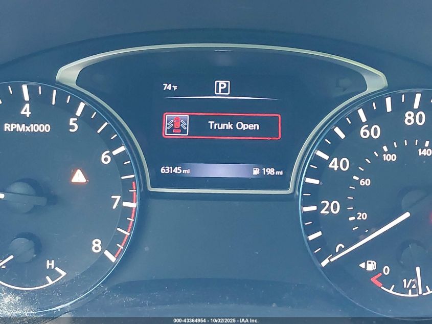 2017 Nissan Altima 2.5 Sr VIN: 1N4AL3AP0HC478752 Lot: 43364954