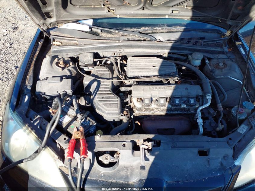 2005 Honda Civic Lx VIN: 2HGES165X5H531347 Lot: 43365017