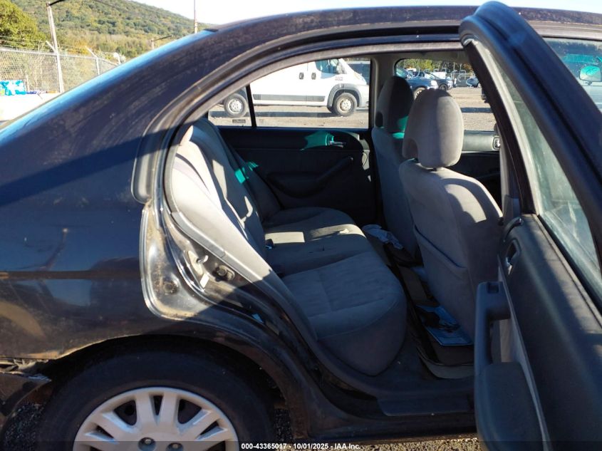 2005 Honda Civic Lx VIN: 2HGES165X5H531347 Lot: 43365017