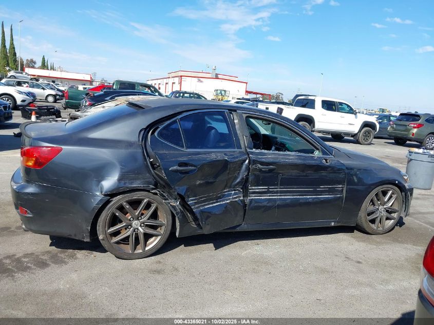 2006 Lexus Is 250 VIN: JTHBK262765015645 Lot: 43365021