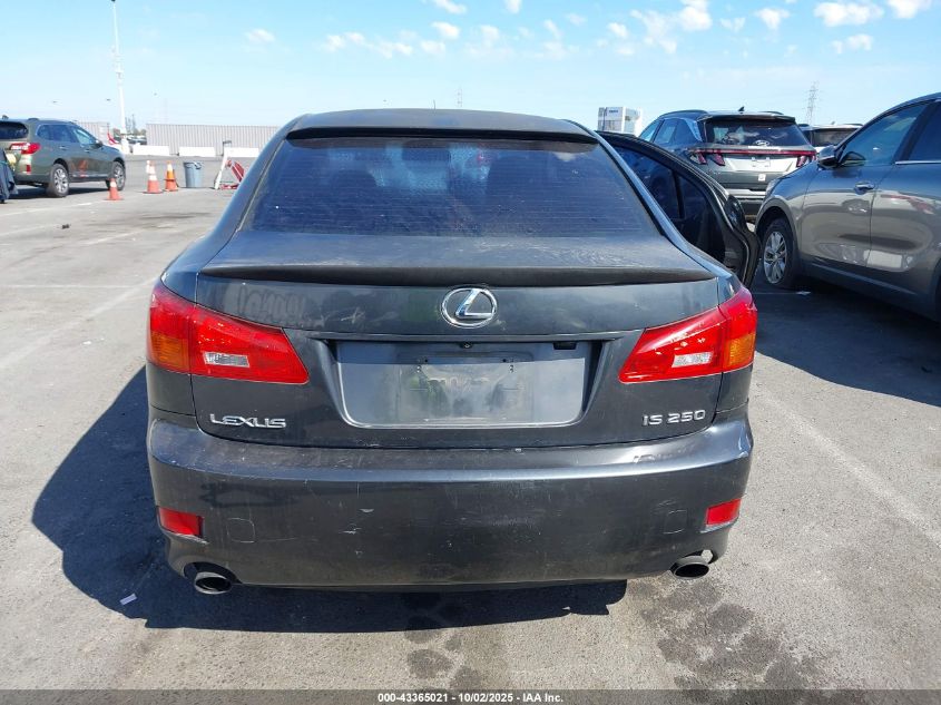 2006 Lexus Is 250 VIN: JTHBK262765015645 Lot: 43365021