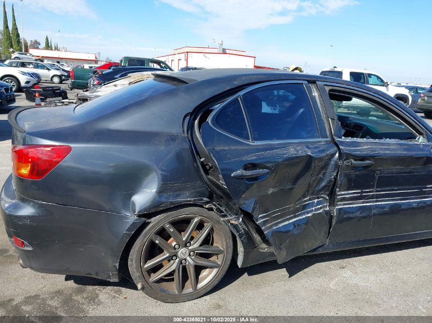 2006 Lexus Is 250 VIN: JTHBK262765015645 Lot: 43365021