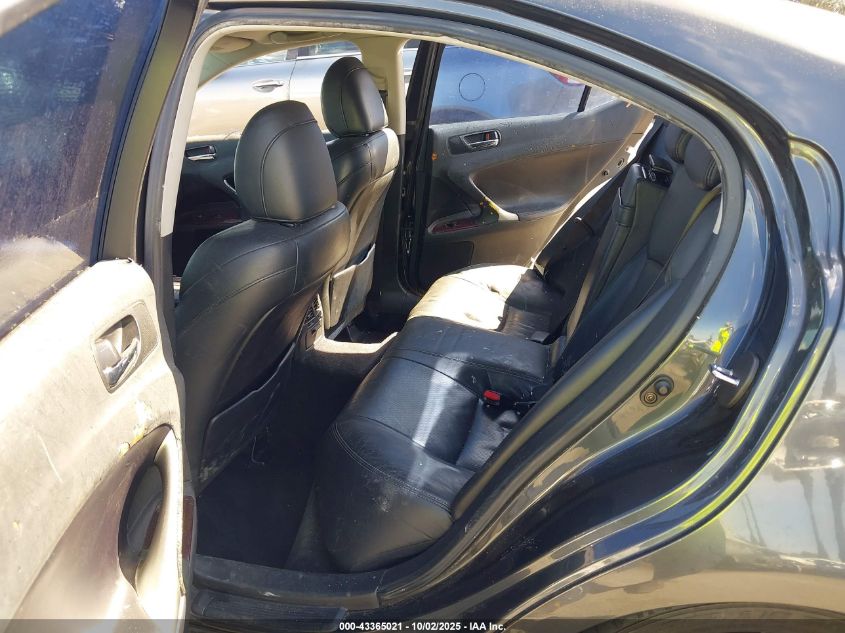 2006 Lexus Is 250 VIN: JTHBK262765015645 Lot: 43365021