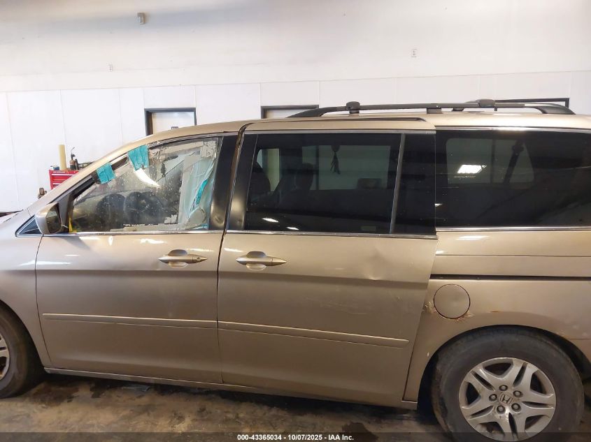 2007 Honda Odyssey Ex VIN: 5FNRL38407B073940 Lot: 43365034