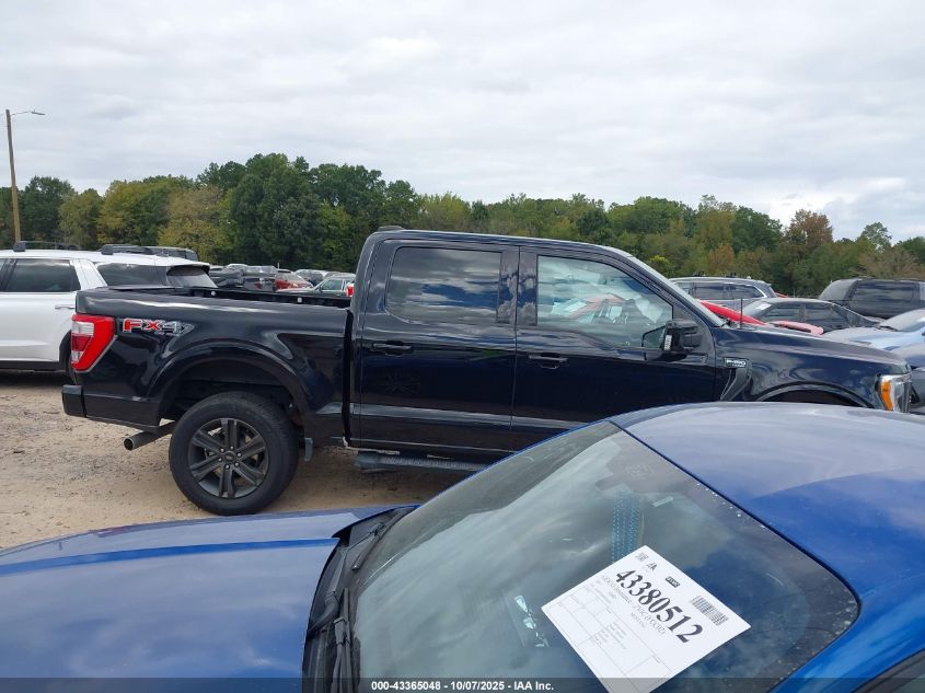 2021 Ford F-150 Lariat VIN: 1FTFW1E58MFC98173 Lot: 43365048