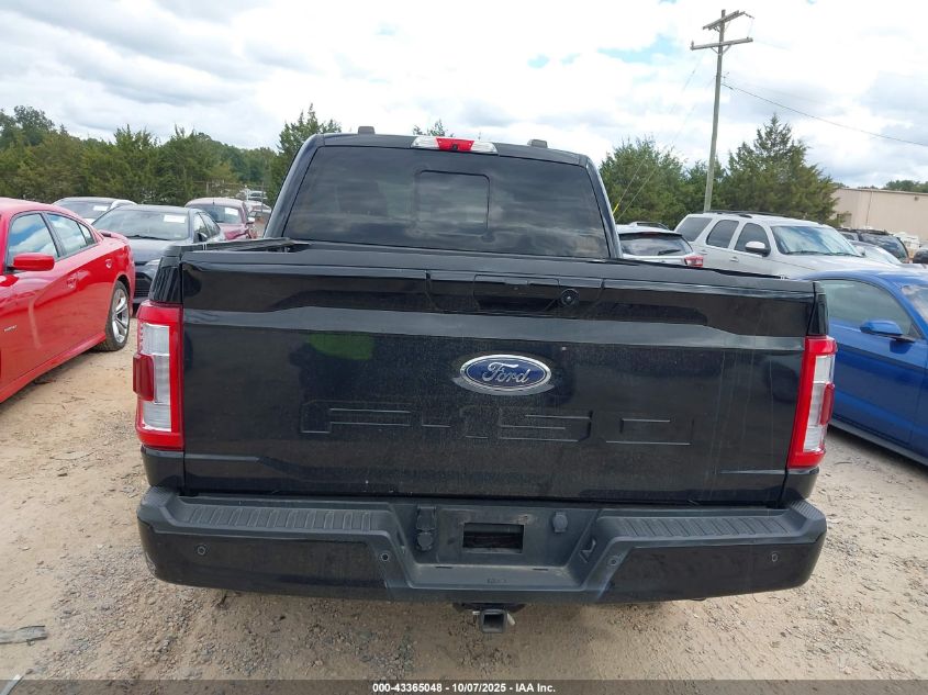 2021 Ford F-150 Lariat VIN: 1FTFW1E58MFC98173 Lot: 43365048