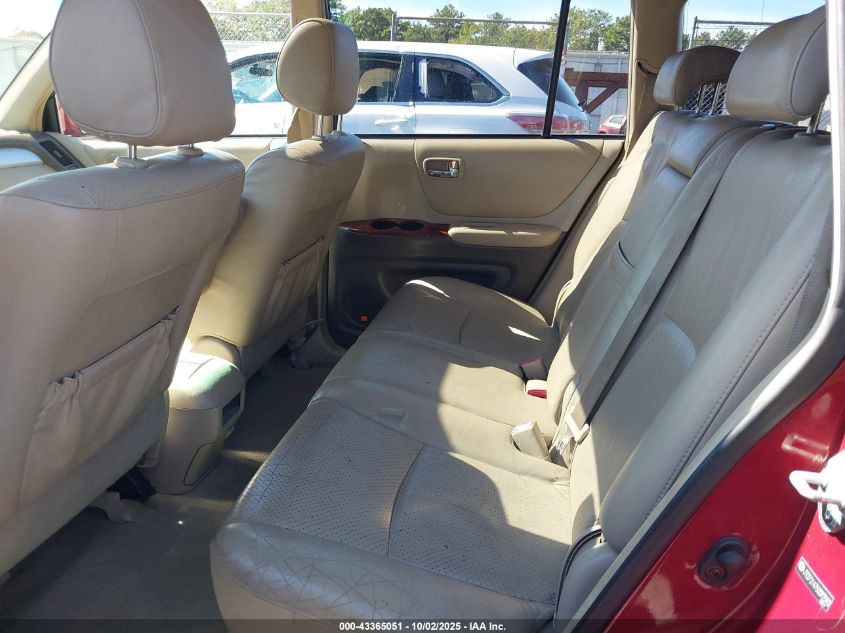 2005 Toyota Highlander Limited V6 VIN: JTEEP21A750097592 Lot: 43365051