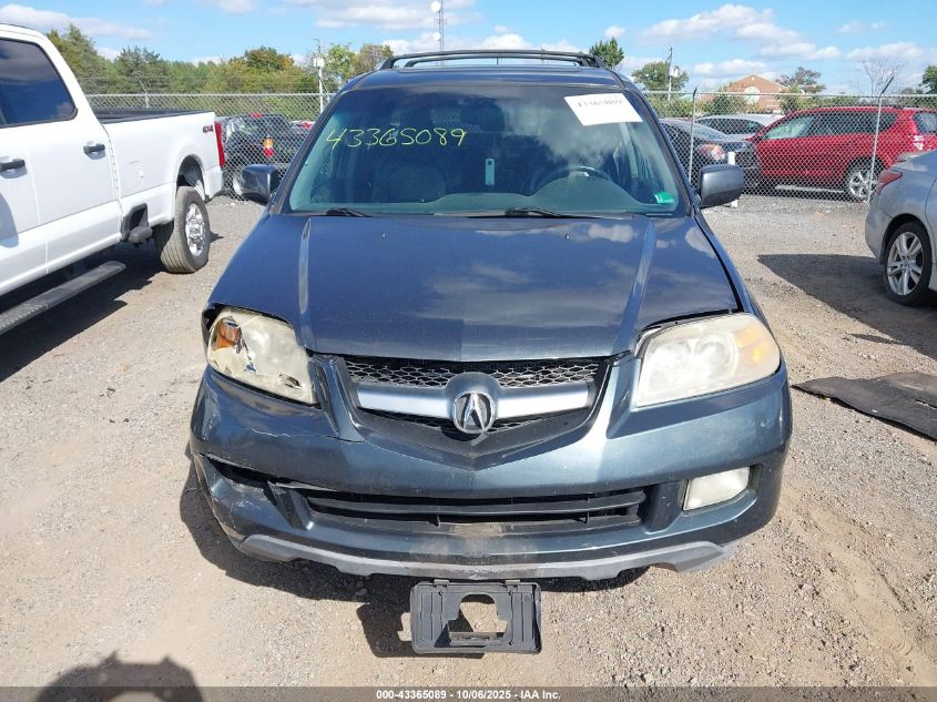 2006 Acura Mdx VIN: 2HNYD18816H501372 Lot: 43365089