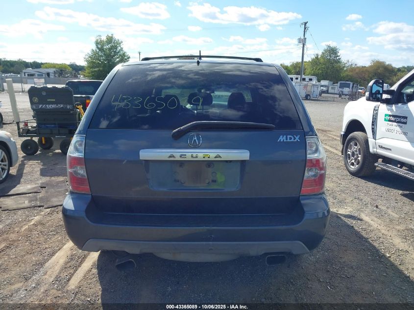 2006 Acura Mdx VIN: 2HNYD18816H501372 Lot: 43365089
