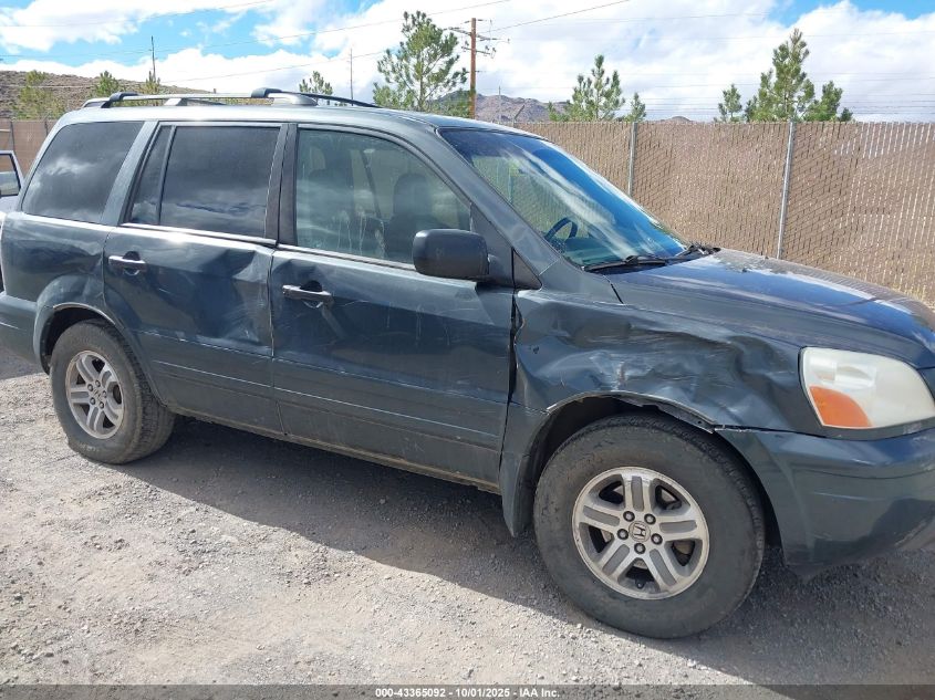 2005 Honda Pilot Ex-L VIN: 2HKYF18715H561486 Lot: 43365092
