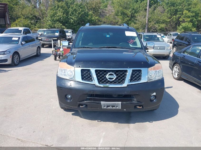 2014 Nissan Armada Platinum VIN: 5N1BA0NF1EN601619 Lot: 43365104