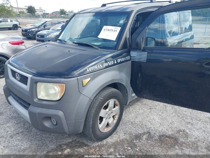 2003 Honda Element Ex VIN: 5J6YH28543L013063 Lot: 43365145