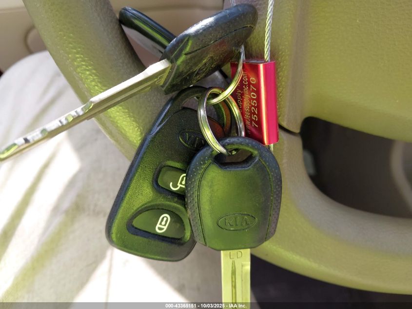 2009 Kia Sportage Lx V6 VIN: KNDJE723797558020 Lot: 43365151