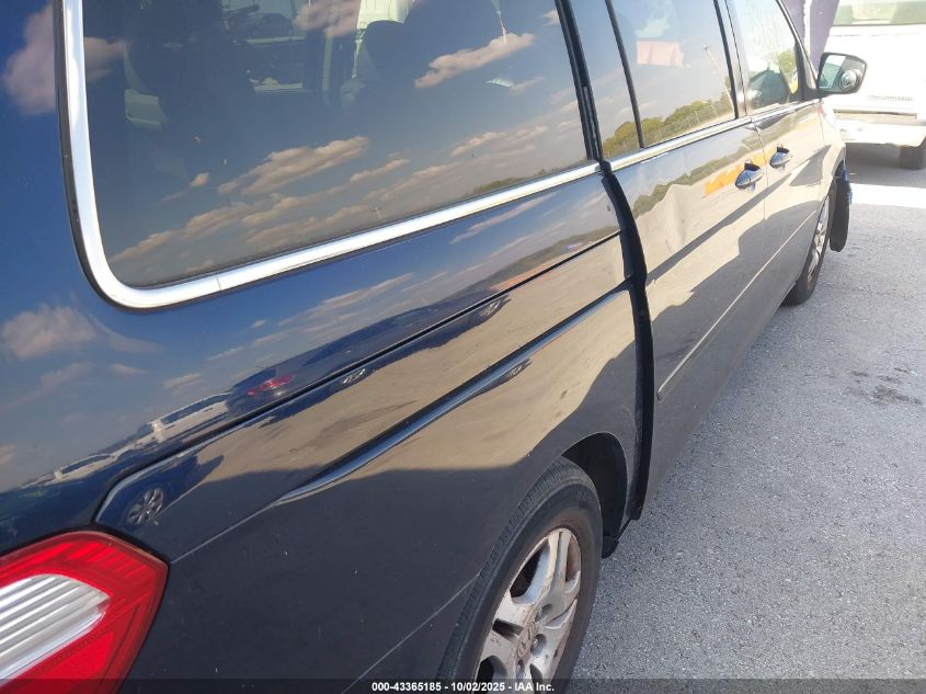 2007 Honda Odyssey Ex-L VIN: 5FNRL38707B051706 Lot: 43365185