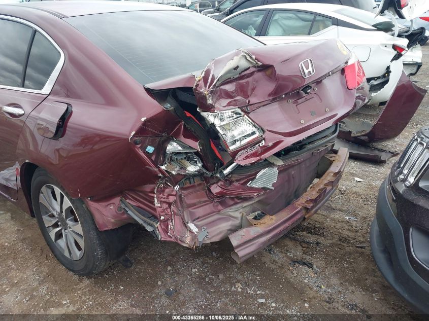 2013 Honda Accord Lx VIN: 1HGCR2F31DA018766 Lot: 43365286