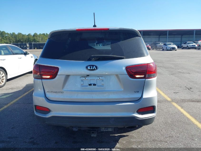 2019 Kia Sorento 3.3L Lx VIN: 5XYPG4A52KG491325 Lot: 43365300