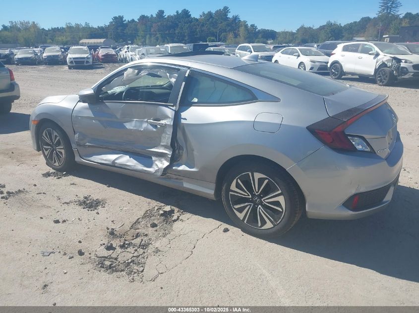 2017 Honda Civic Ex-L VIN: 2HGFC3B7XHH351021 Lot: 43365303