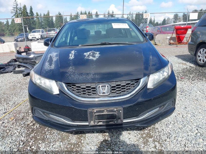 2013 Honda Civic Lx VIN: 2HGFB2F52DH535627 Lot: 43365324