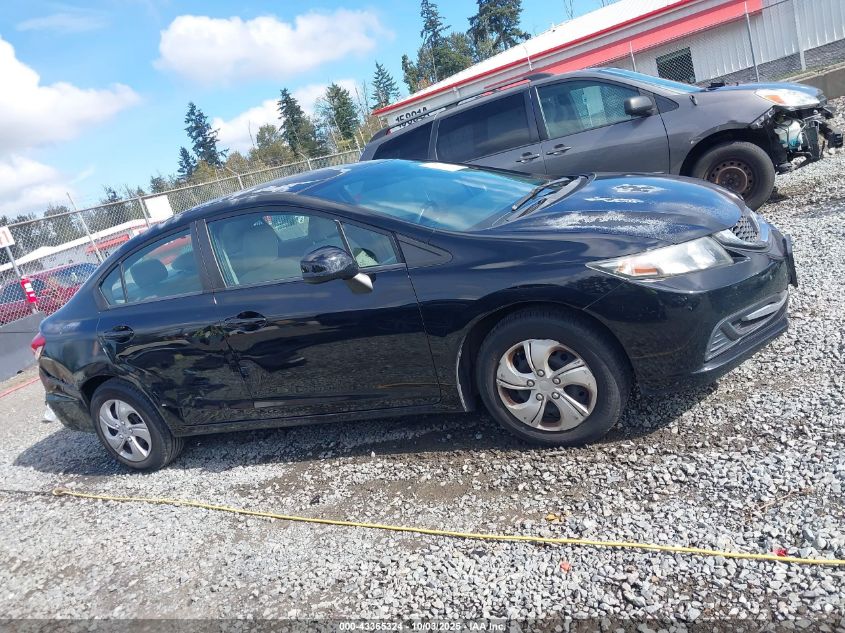 2013 Honda Civic Lx VIN: 2HGFB2F52DH535627 Lot: 43365324