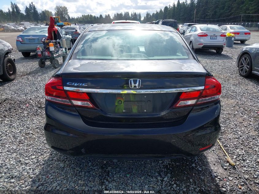 2013 Honda Civic Lx VIN: 2HGFB2F52DH535627 Lot: 43365324