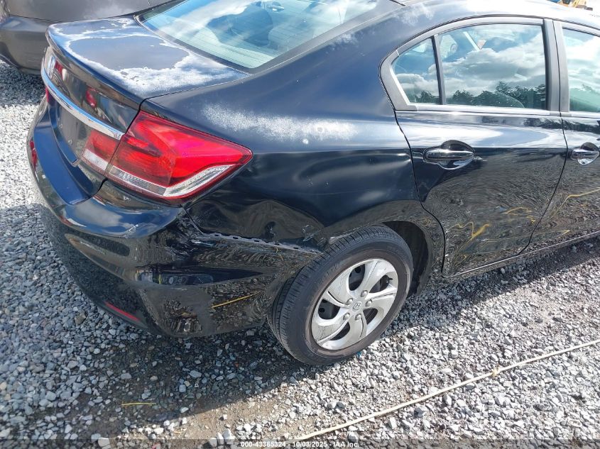 2013 Honda Civic Lx VIN: 2HGFB2F52DH535627 Lot: 43365324