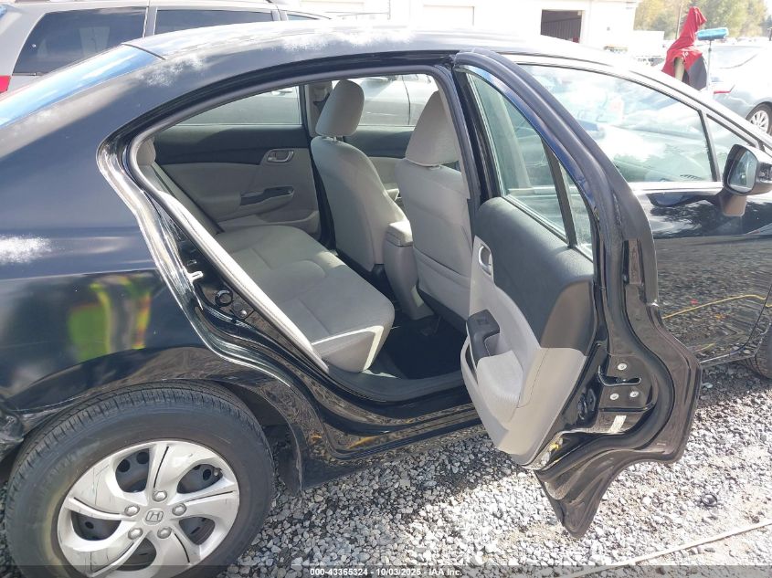 2013 Honda Civic Lx VIN: 2HGFB2F52DH535627 Lot: 43365324