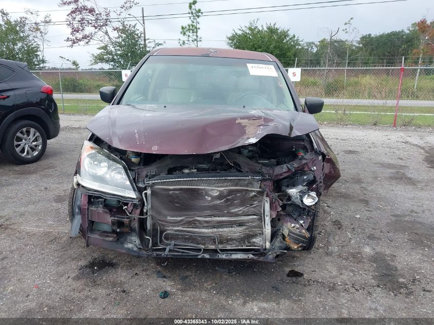 2008 Honda Odyssey Lx VIN: 5FNRL38258B057717 Lot: 43365343