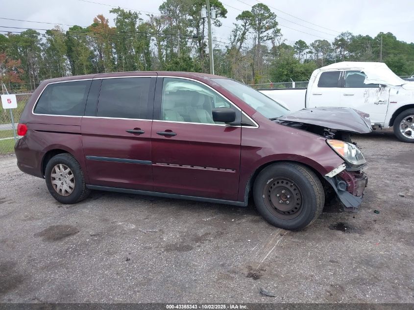 2008 Honda Odyssey Lx VIN: 5FNRL38258B057717 Lot: 43365343