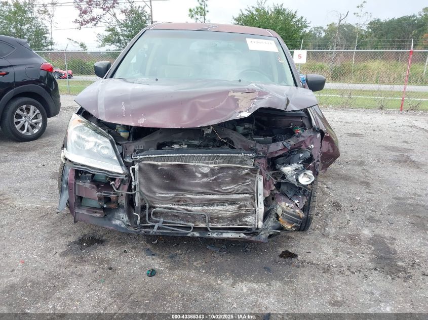 2008 Honda Odyssey Lx VIN: 5FNRL38258B057717 Lot: 43365343