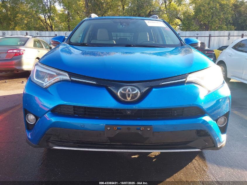 2016 Toyota Rav4 Limited VIN: 2T3DFREV6GW450668 Lot: 43365431