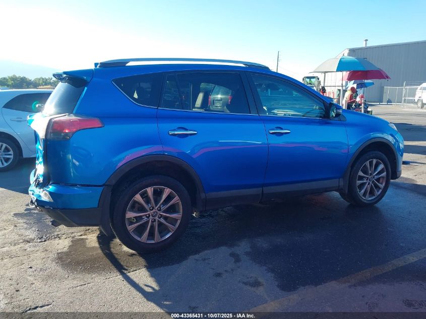 2016 Toyota Rav4 Limited VIN: 2T3DFREV6GW450668 Lot: 43365431