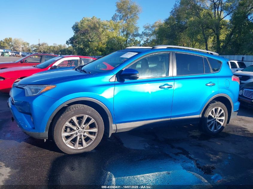 2016 Toyota Rav4 Limited VIN: 2T3DFREV6GW450668 Lot: 43365431