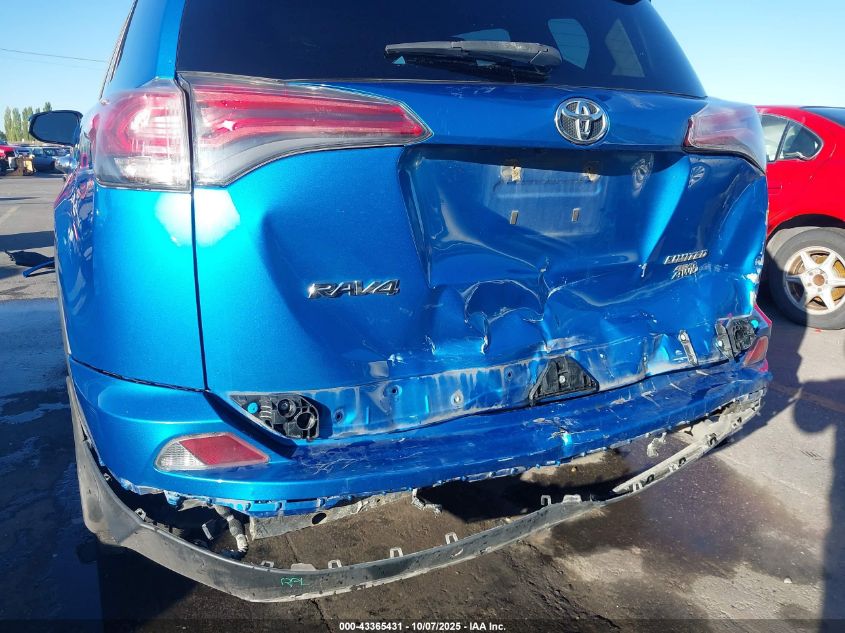 2016 Toyota Rav4 Limited VIN: 2T3DFREV6GW450668 Lot: 43365431