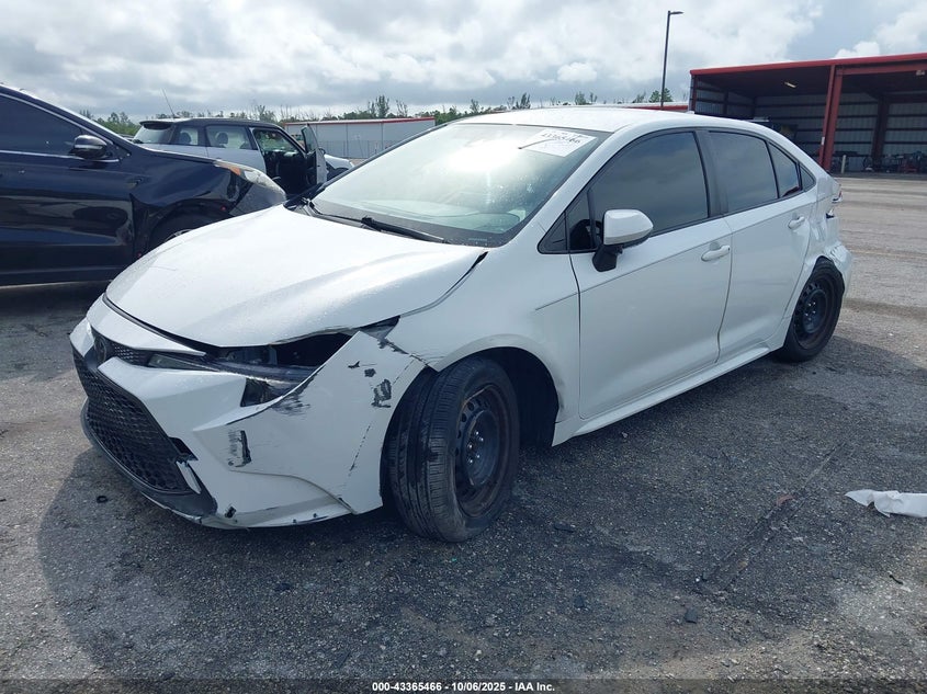 2021 TOYOTA COROLLA LE JTDEPMAE3MJ117705