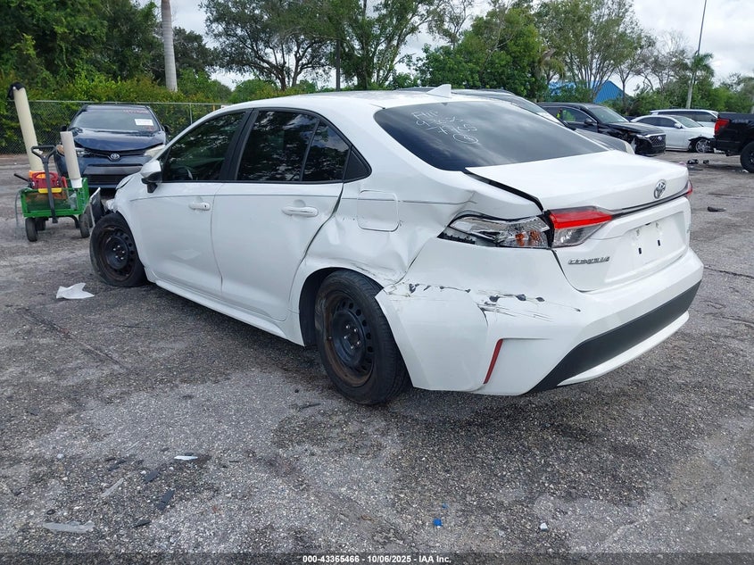 2021 TOYOTA COROLLA LE JTDEPMAE3MJ117705