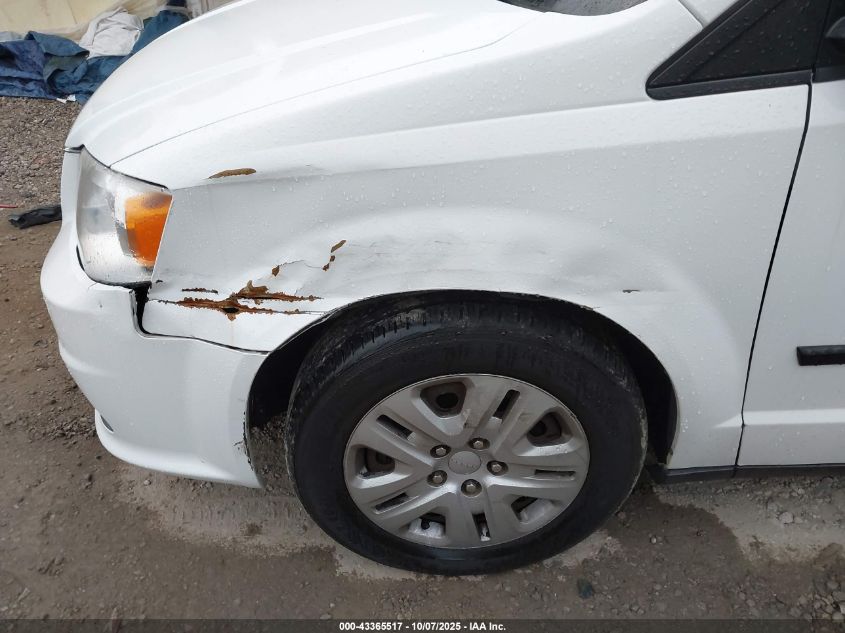 2016 Dodge Grand Caravan American Value Pkg VIN: 2C4RDGBG6GR181992 Lot: 43365517