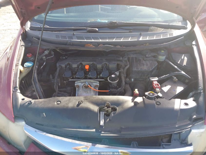 2011 Honda Civic Lx VIN: 19XFA1F5XBE032772 Lot: 43365538