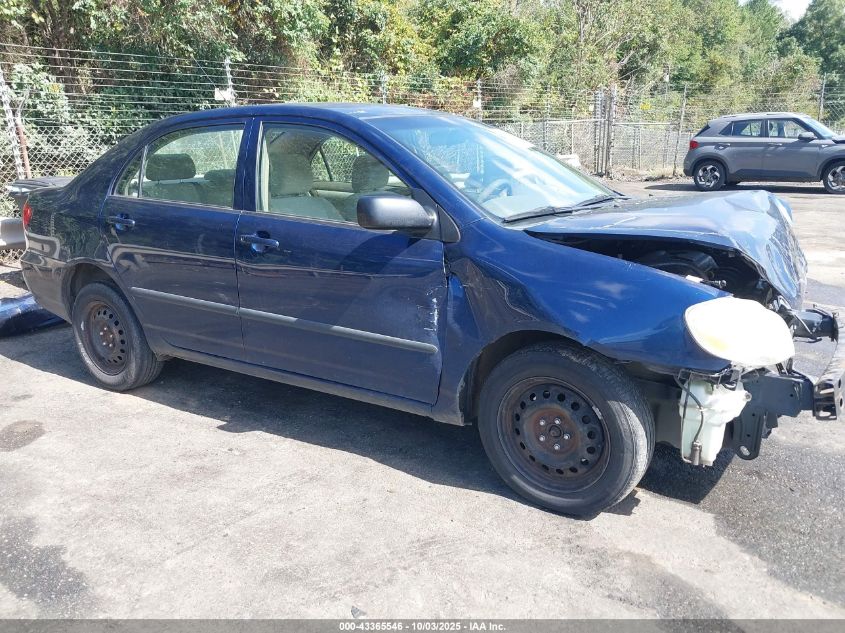 2006 Toyota Corolla Ce VIN: JTDBR32E860080584 Lot: 43365546