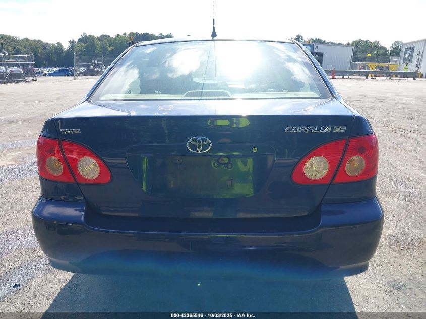 2006 Toyota Corolla Ce VIN: JTDBR32E860080584 Lot: 43365546