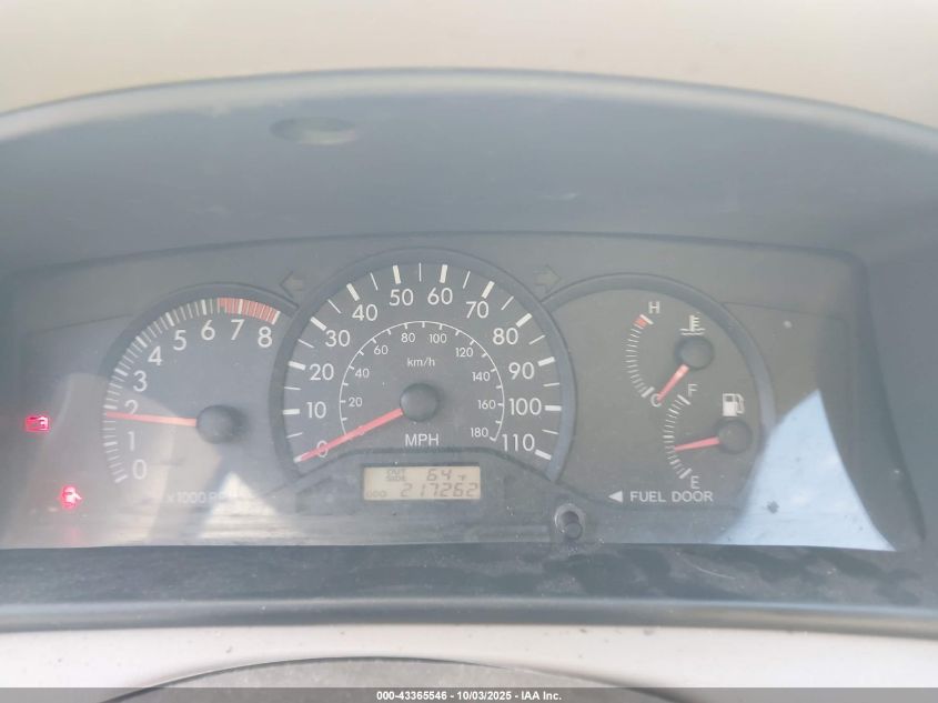 2006 Toyota Corolla Ce VIN: JTDBR32E860080584 Lot: 43365546