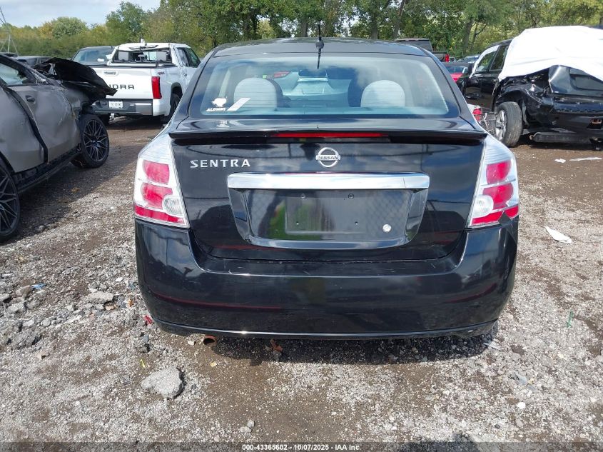 2012 Nissan Sentra 2.0 S VIN: 3N1AB6AP8CL730245 Lot: 43365602