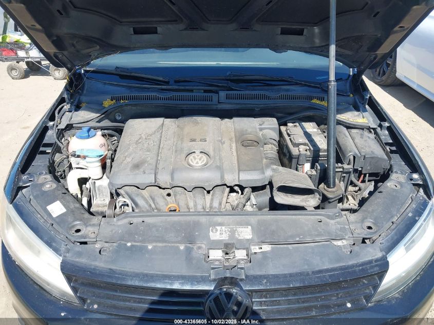 2011 Volkswagen Jetta 2.5L Se VIN: 3VWDZ7AJ3BM308199 Lot: 43365605