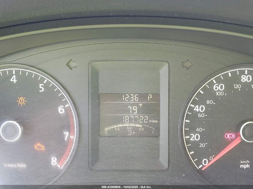 2011 Volkswagen Jetta 2.5L Se VIN: 3VWDZ7AJ3BM308199 Lot: 43365605