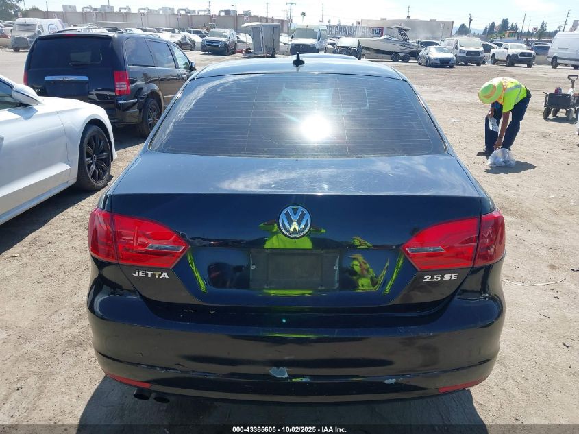 2011 Volkswagen Jetta 2.5L Se VIN: 3VWDZ7AJ3BM308199 Lot: 43365605